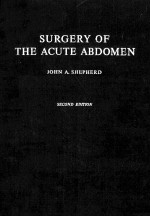 SURGERY OF THE ACUTE ABDOMEN SECOND EDITION