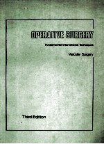 OPERATIVE SURGERY:FUNDAMENTAL INTERNATIONAL TECHNIQUES VASCULAR SURGERY