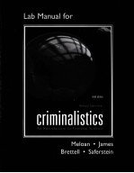 LAB MANUAL FOR CRIMINALISTICS AN LNTRODUCTION TO FORENSIC SCIENE