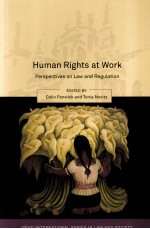 HUMAN RIGHTS AT WORK PERSPECTIVES ON LAW AND REGULATION