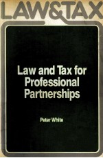 Law and tax for professional partnerships