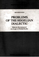 Problems of the Hegelian dialectic dialectic reconstructed as a logic of human reality