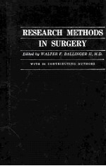 RESEARCH METHODS IN SURGERY