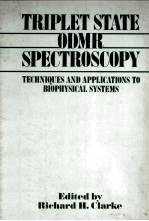 Triplet State Odmr Spectroscopy Techniques and a Pplications to Biophysical Systems