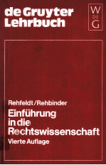 EINFUHRUNG IN DIE RECHTSWISSENSCHAFT 4