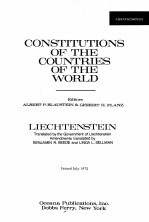 CONSTITUTIONS OF THE COUNTRIES OF THE WORLD IX