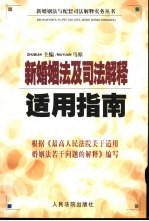 新婚姻法及司法解释适用指南