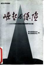 崛起与保险 1989年湖北省保险发展战略研讨会文集