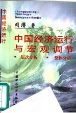 中国经济运行与宏观调节 层次分析、整体分析