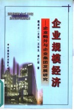 企业规模经济 企业购并与企业集团发展研究