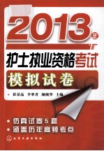 2013年护士执业资格考试模拟试卷