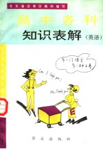 高中各科知识表解 英语