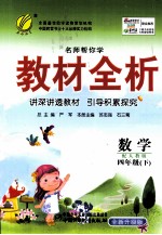 名师帮你学 教材全析 数学 四年级 下 人教版