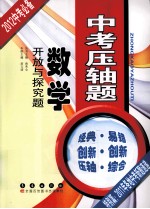 2012中考必备 中考压轴题 数学 开放与探究题