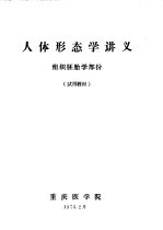 人体形态学讲义：组织胚胎学部份