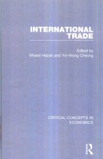 INTERNATIONAL TRADE CRITICAL CONCEPTS IN ECONOMICS VOLUME II