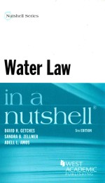 Water Law in a Nutshell Fifth Edition