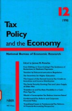 Tax policy and the economy 1998.12