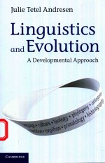 LINGUISTICS AND EVOLUTION A DEVELOPMENTAL APPROACH