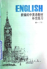 新编初中英语教材补充练习 初一 下