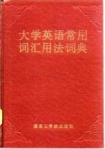 大学英语常用词汇用法词典