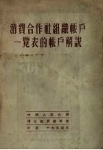消费合作社组织帐户一览表的帐户解说