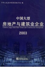 中国大型房地产与建筑业企业 2003