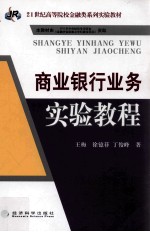 商业银行业务实验教程