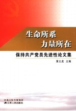 生命所系 力量所在 保持共产党员先进性论文集