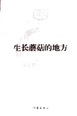 生长蘑菇的地方 矛盾文学奖获奖作家 张炜中篇小说精品选