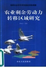 农业剩余劳动力转移区域研究