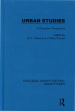 Urban Studies A Canadian Perspective