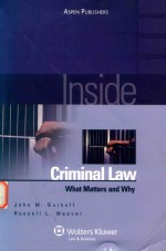 Inside criminal law What Matters and Why
