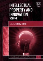Intellectual Property And Innovation Volume I