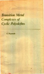 TRANSITION METAL COMPLEXES OF CYCLIC POLYOLEFINS