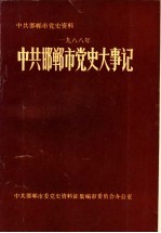 中共邯郸市党史大事记 1988年