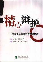 精心辩护:甘肃律师刑事辩护案例精选