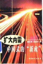 扩大内需 中国式的新政