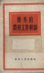 优秀的农村工作干部