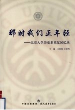 那时我们正年轻 北京大学历史系系友回忆录