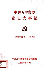 中共万宁市委党史大事记 2007年1-12月