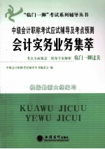 中级会计职称考试应试辅导及考点预测 会计实务业务集萃