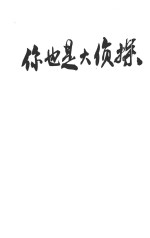 你也是大侦探