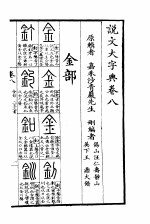 说文大字典 下 说文大字典卷8