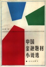 中国金融题材小说选