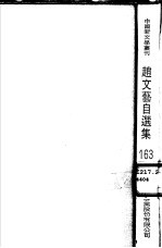 赵文艺自选集