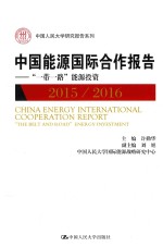 中国能源国际合作报告 “一带一路”能源投资 2015-2016