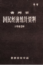 贵州省国民经济统计资料 1982年