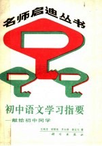 初中语文学习指要 献给初中同学