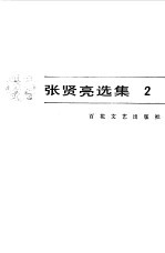 张贤亮选集 2